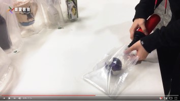 Buffer material [Manually filled bag-in-bag] Packaging application ｜ Use teaching ｜ Free equipment