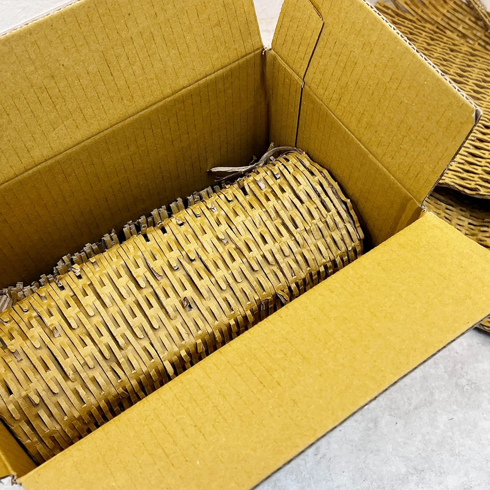 膨切機 瓦楞紙包裝示範 2