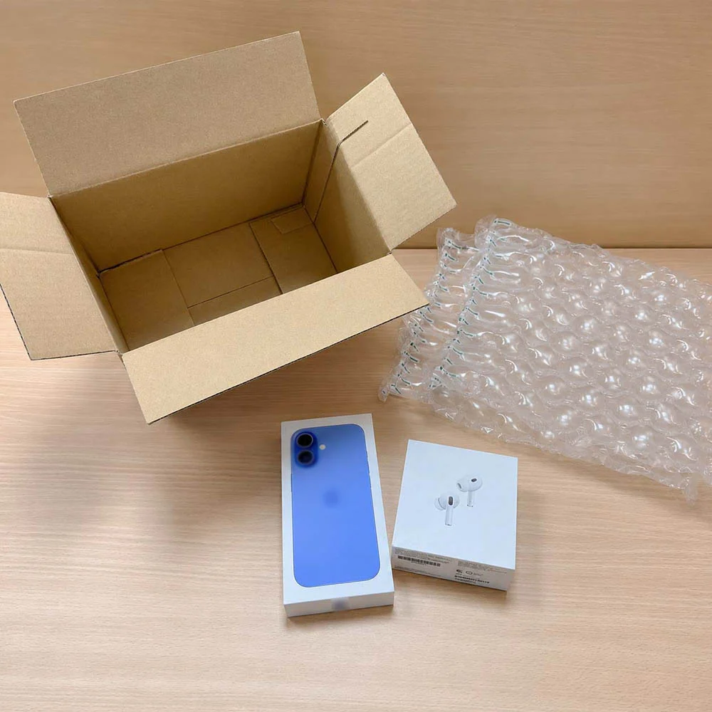 葫蘆型氣柱膠膜作為氣柱袋替代方案,適合小型電商商品出貨與防撞保護需求