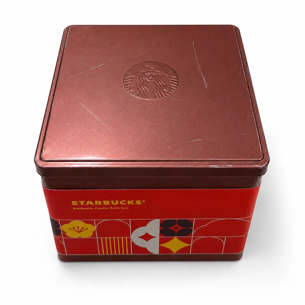 沒有好好防護的中秋禮盒，表面刮傷